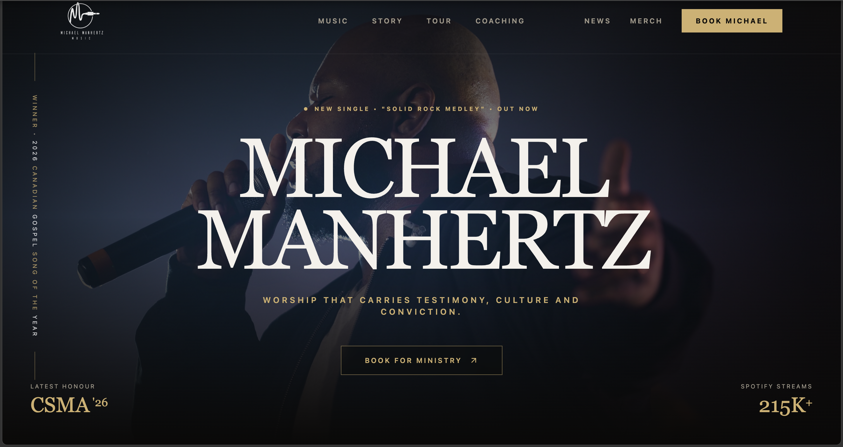 Michael Manhertz e-commerce and artist website